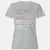 Accountant Stats Women's T-Shirt - Ash - 2