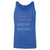 Veteran Stats Unisex Jersey Tank - True Royal Triblend - 12