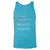 Veteran Stats Unisex Jersey Tank - Aqua Triblend - 3