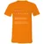 Veteran Stats Unisex V-Neck T-Shirt - Orange - 11