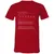Veteran Stats Unisex V-Neck T-Shirt - Red - 3
