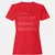 Veteran Stats Women's T-Shirt - Red - 13