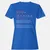 Veteran Stats Women's T-Shirt - Royal - 14