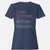 Veteran Stats Women's T-Shirt - Navy - 10