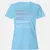 Veteran Stats Women's T-Shirt - Light Blue - 8