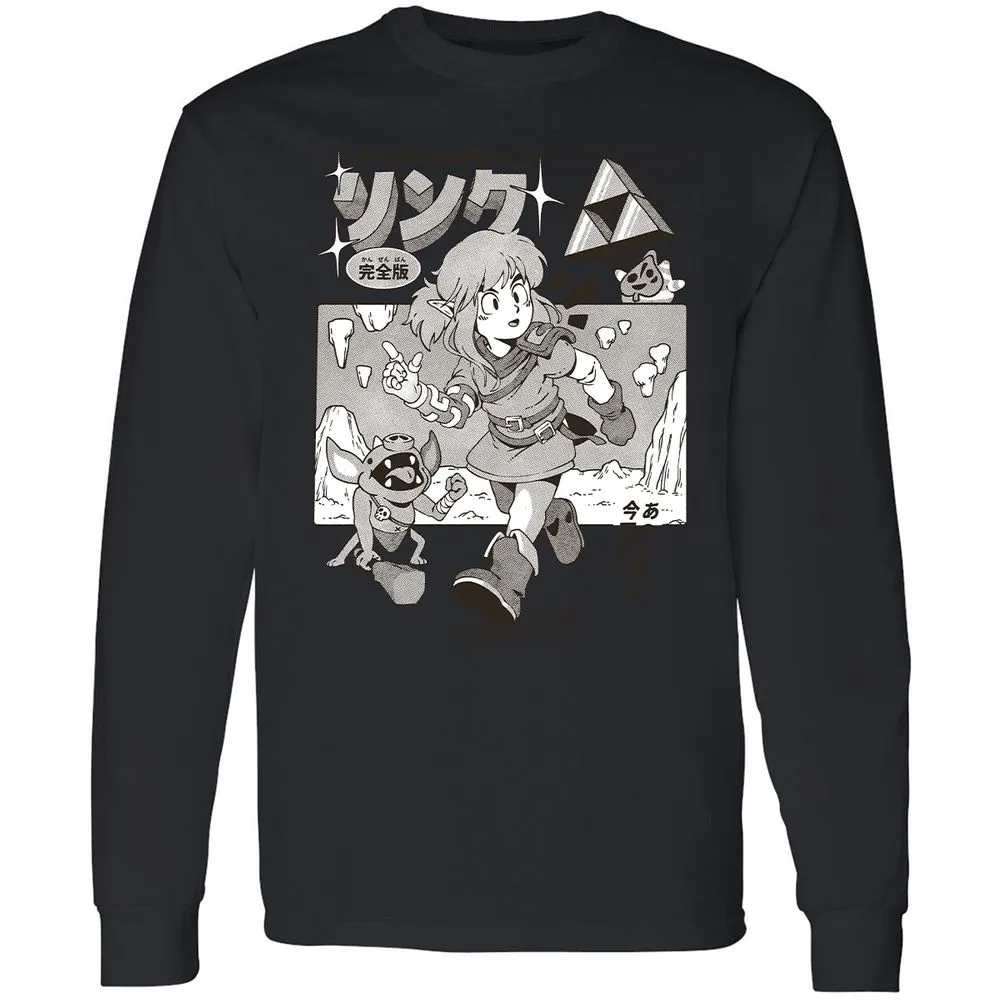 Long Sleeve T-Shirt - EB2RXXD9 - Black - 16