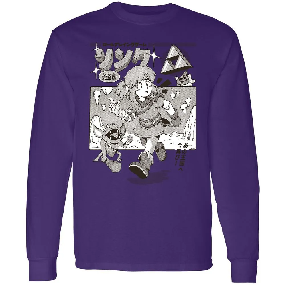 Long Sleeve T-Shirt - EB2RXXD9 - Purple - 13
