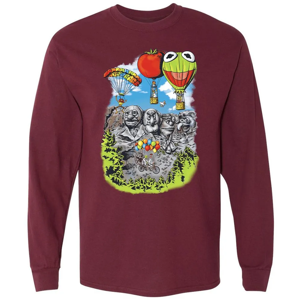 Long Sleeve T-Shirt - 9EVWZ8ZN - Maroon - 11
