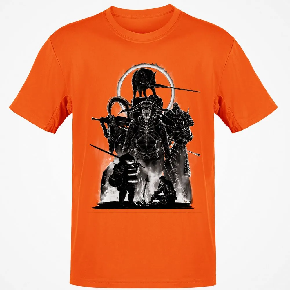 Classic Unisex T-Shirt - 5ZC1UVGX - Orange - 8