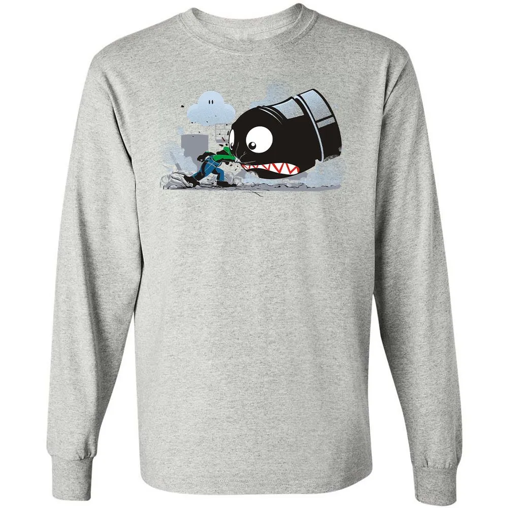 Long Sleeve T-Shirt - 9VVQ4JHY - Ash - 5