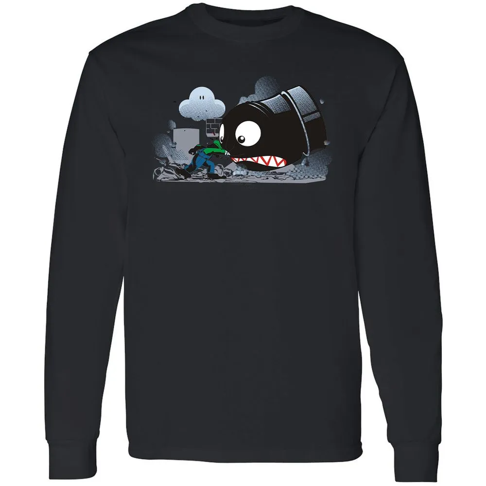 Long Sleeve T-Shirt - 9VVQ4JHY - Black - 16