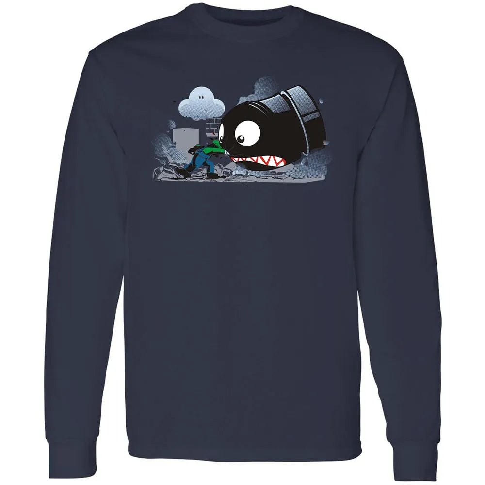 Long Sleeve T-Shirt - 9VVQ4JHY - Navy - 12