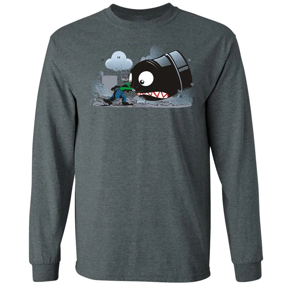 Long Sleeve T-Shirt - 9VVQ4JHY - Dark Heather - 15