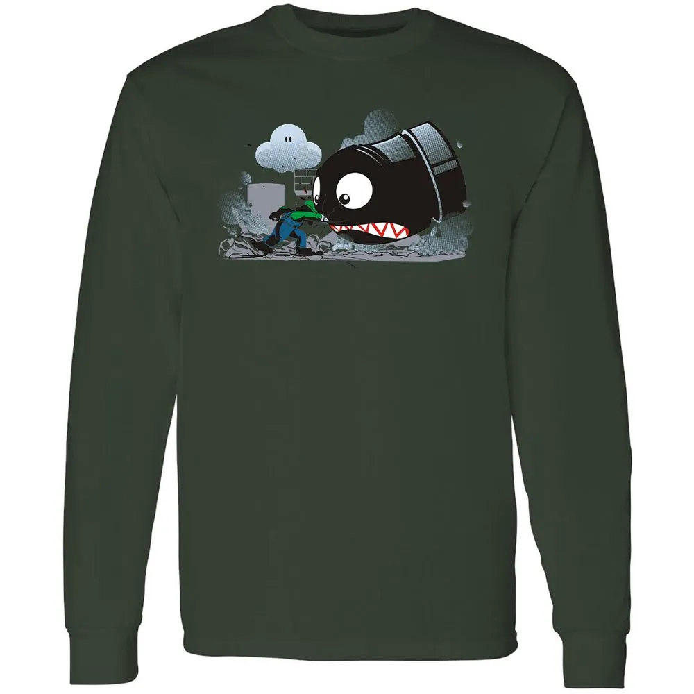 Long Sleeve T-Shirt - 9VVQ4JHY - Forest Green - 8