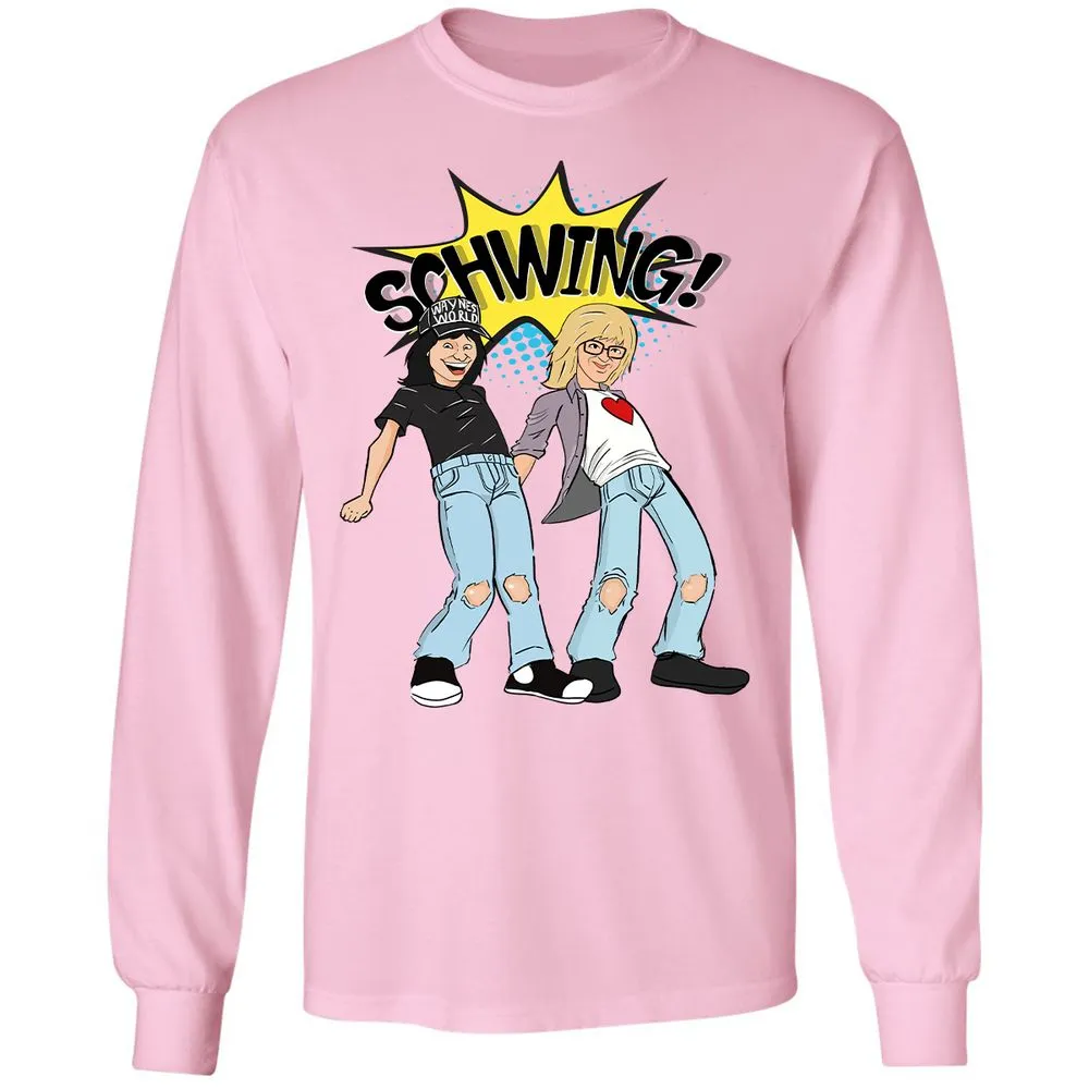 Long Sleeve T-Shirt - EBQ3QCQZ - Light Pink - 3