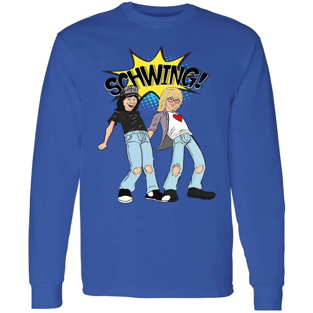 Long Sleeve T-Shirt - EBQ3QCQZ - Royal - 4
