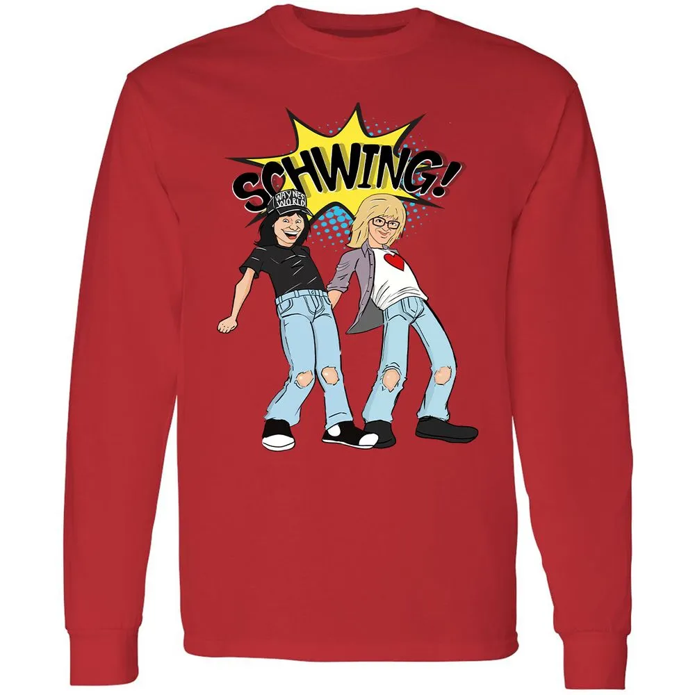 Long Sleeve T-Shirt - EBQ3QCQZ - Red - 14