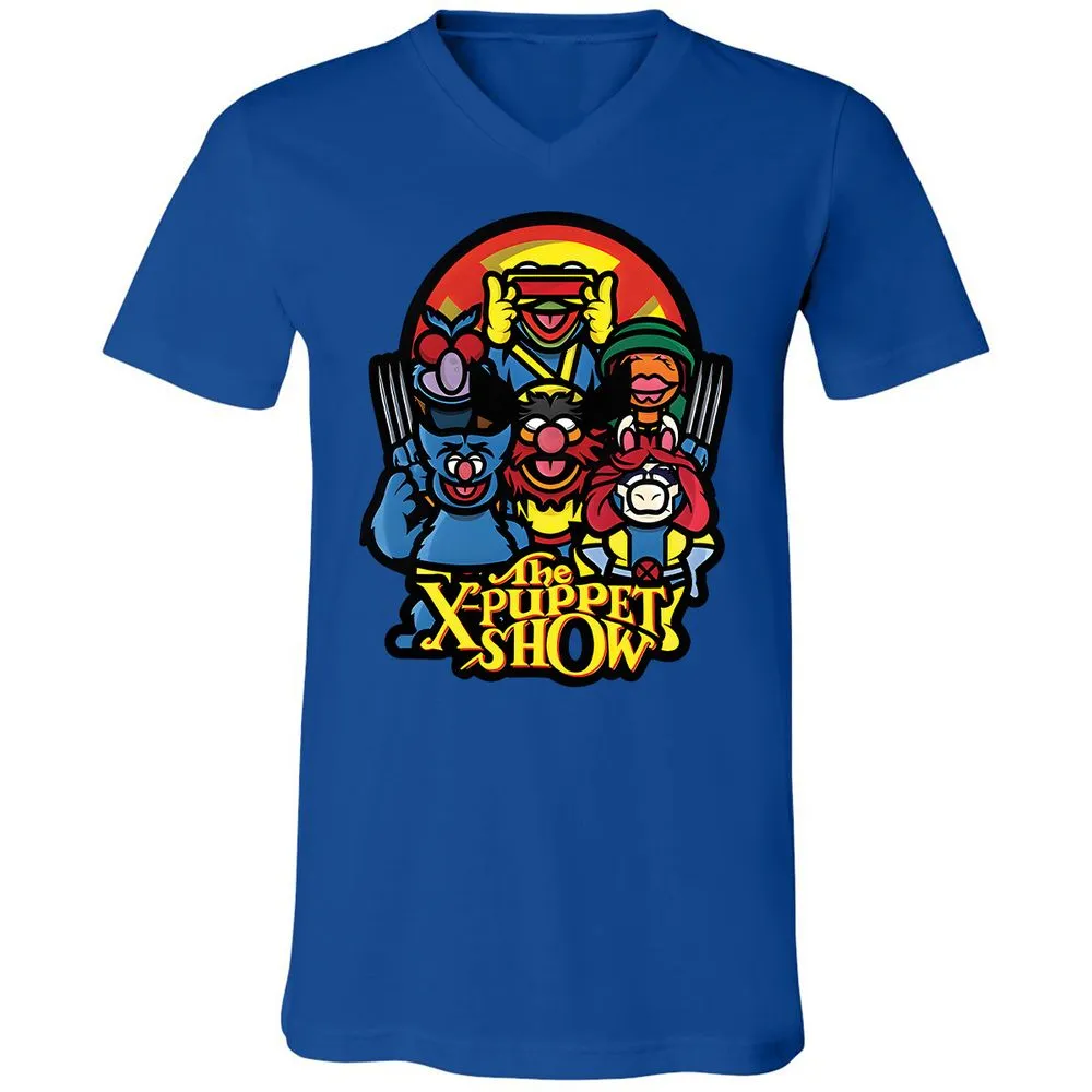 Unisex V-Neck T-Shirt - 27HZXBAF - True Royal - 4