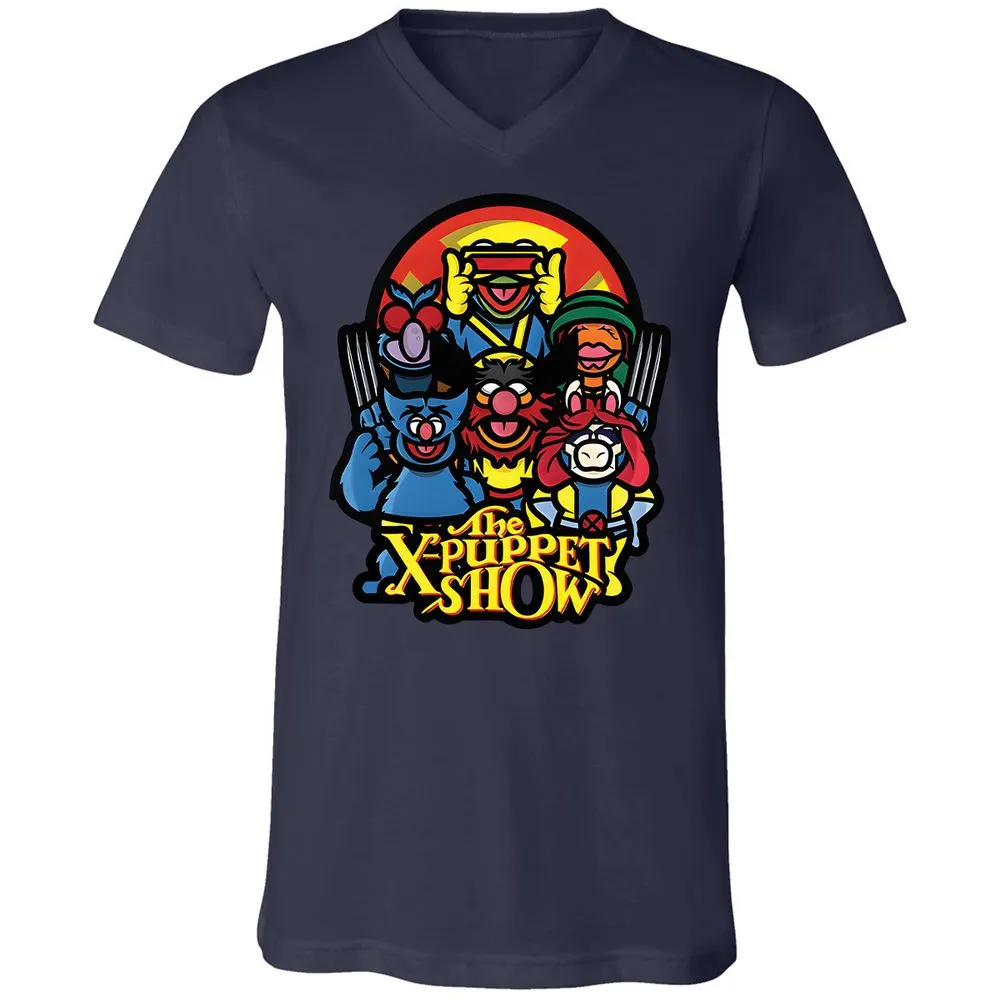 Unisex V-Neck T-Shirt - 27HZXBAF - Navy - 9