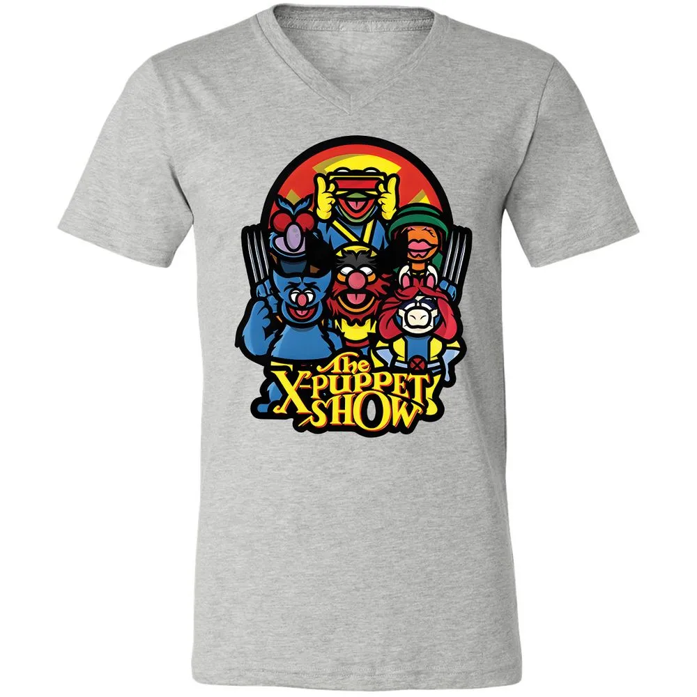 Unisex V-Neck T-Shirt - 27HZXBAF - Athletic Heather - 7