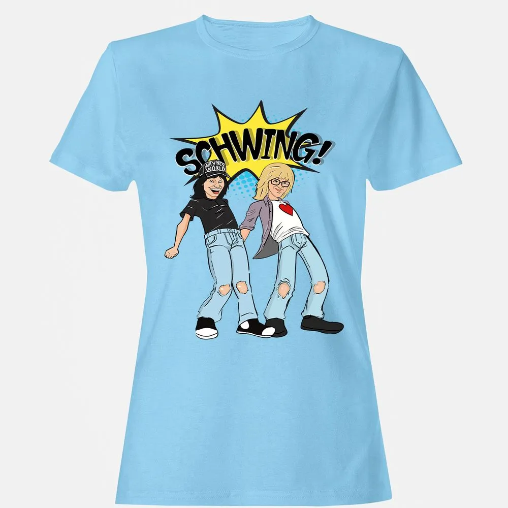 Women's T-Shirt - LU7JW7ST - Light Blue - 8