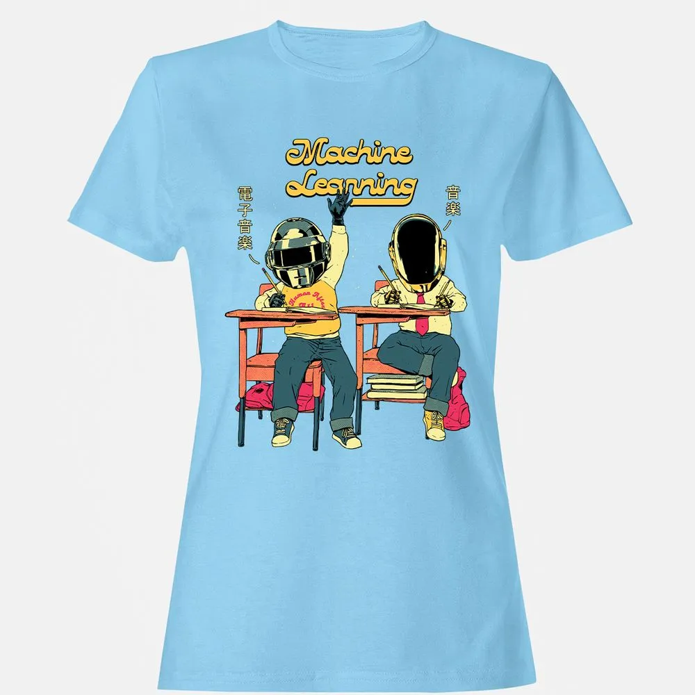 Women's T-Shirt - R2GYMF5J - Light Blue - 8