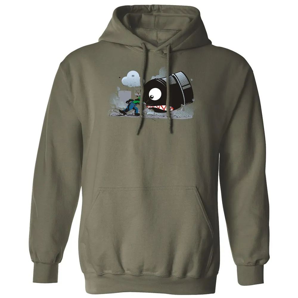 Classic Unisex Hoodie - L3P995HY - Military Green - 4