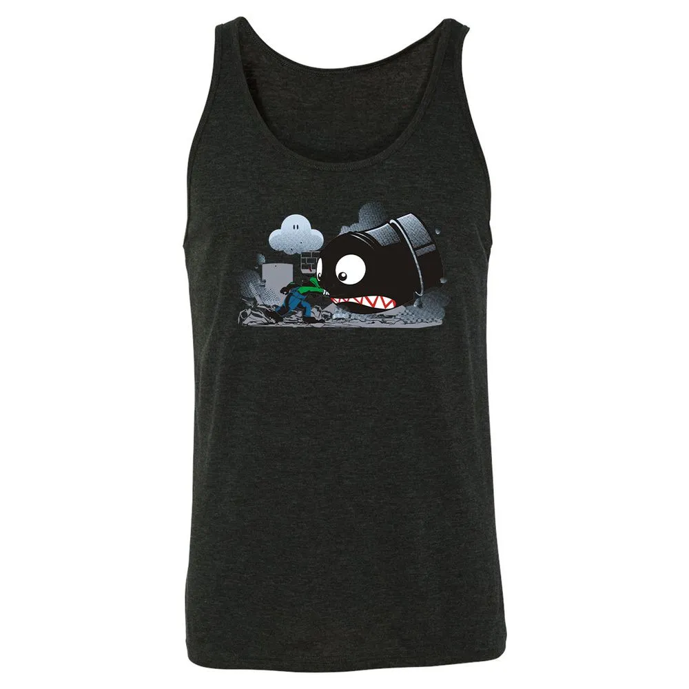 Unisex Jersey Tank - R5ANH9PR - Charcoal Black Triblend - 5