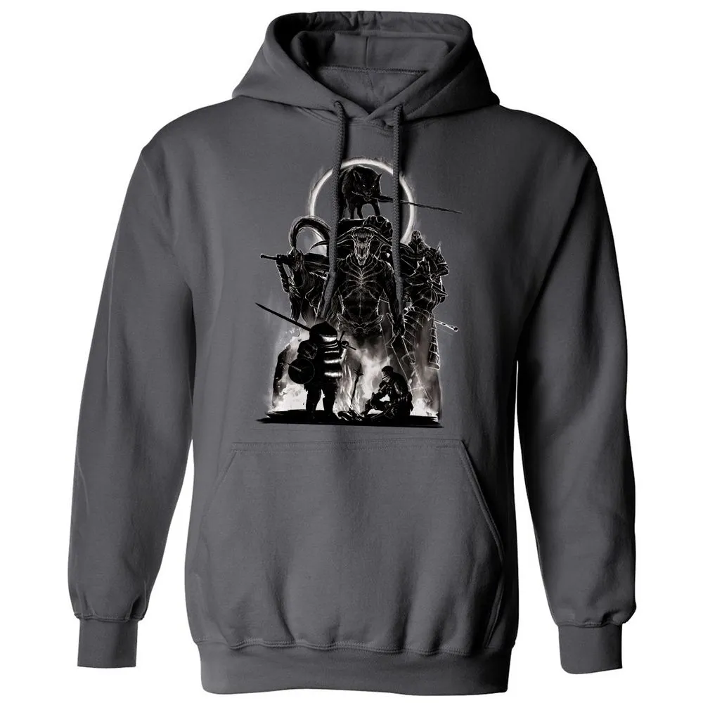Classic Unisex Hoodie - E8HX2WSM - Charcoal - 7