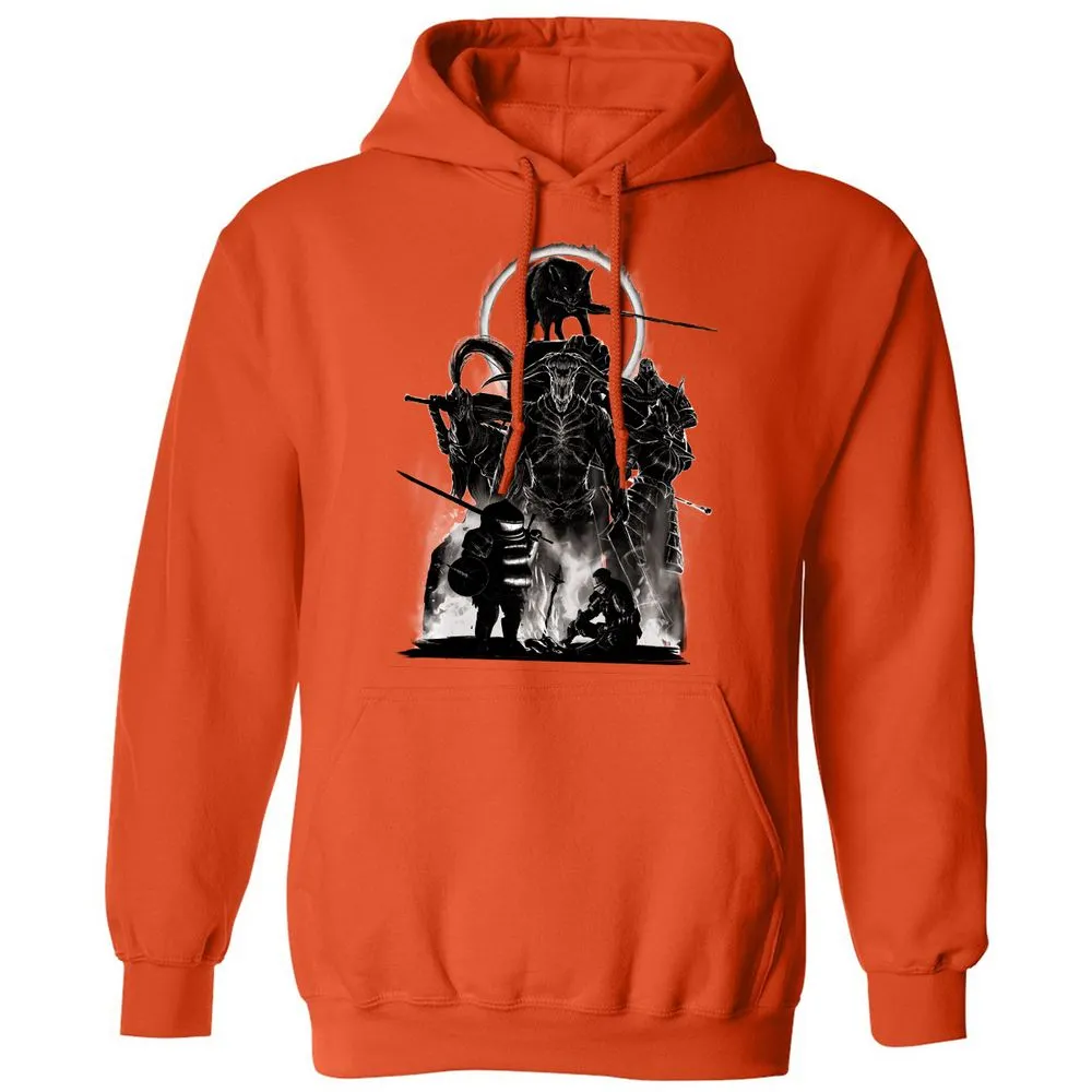Classic Unisex Hoodie - E8HX2WSM - Orange - 10