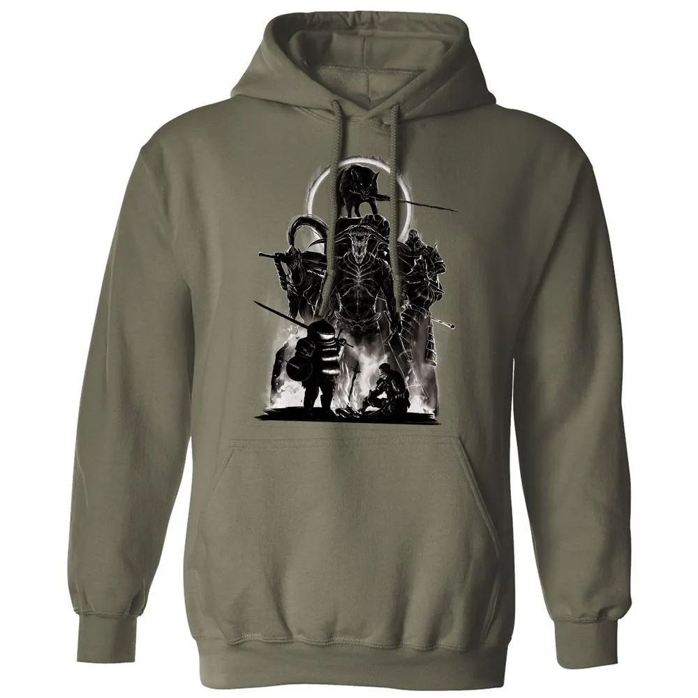 Classic Unisex Hoodie - E8HX2WSM - Military Green - 4