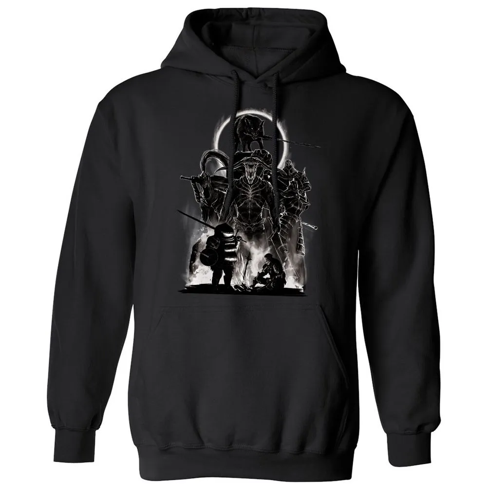 Classic Unisex Hoodie - E8HX2WSM - Black - 11