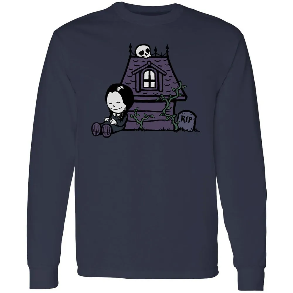 Long Sleeve T-Shirt - DJYSAHK3 - Navy - 12