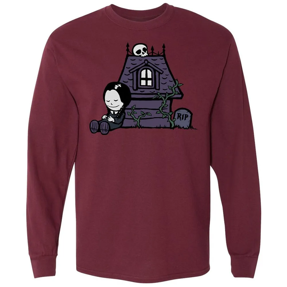 Long Sleeve T-Shirt - DJYSAHK3 - Maroon - 11