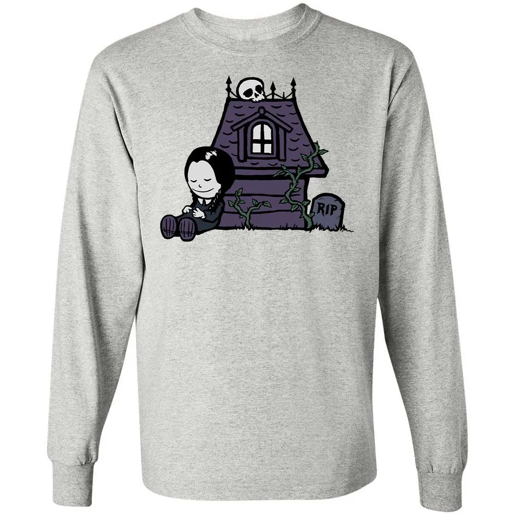 Long Sleeve T-Shirt - DJYSAHK3 - Ash - 5