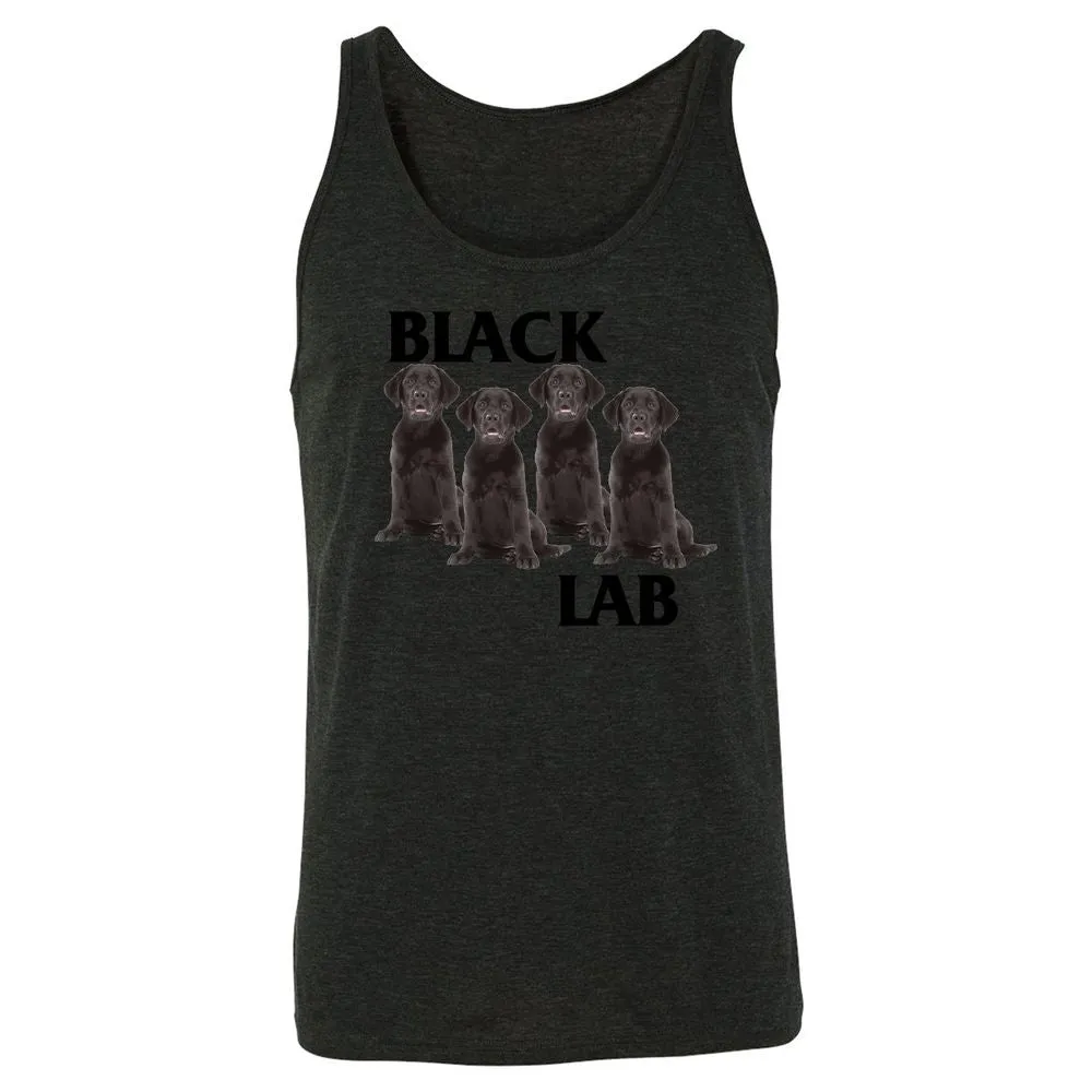 Unisex Jersey Tank - 8143XHMQ - Charcoal Black Triblend - 5