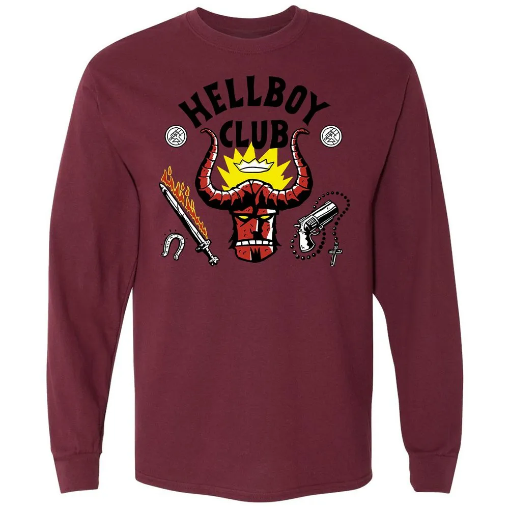 Long Sleeve T-Shirt - 4A4DVUDE - Maroon - 11