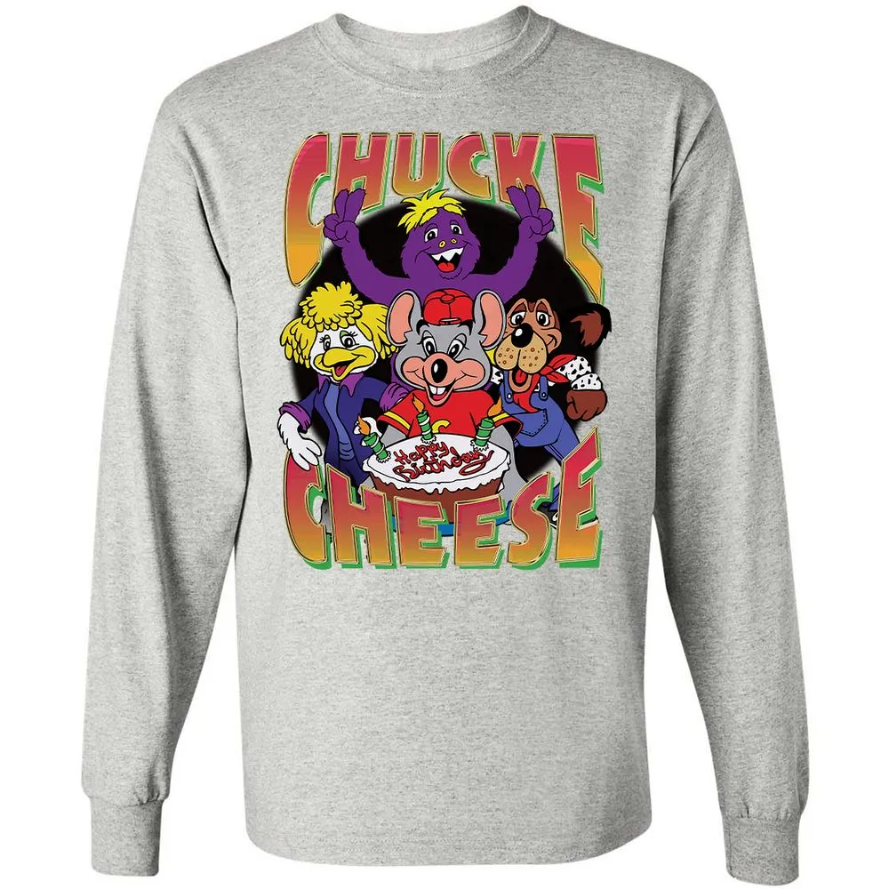Long Sleeve T-Shirt - 35VHX47E - Ash - 5