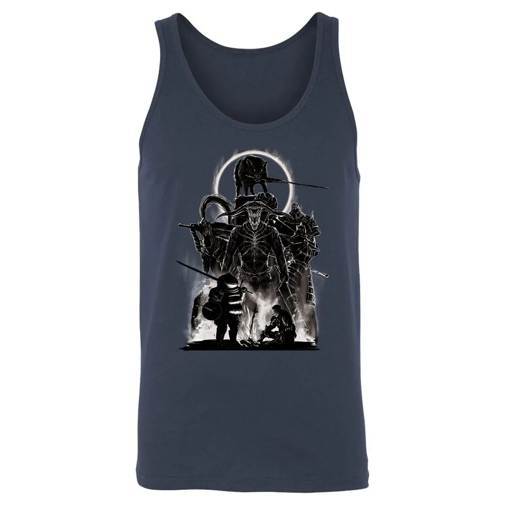 Unisex Jersey Tank - GWNWSLVV - Navy - 8