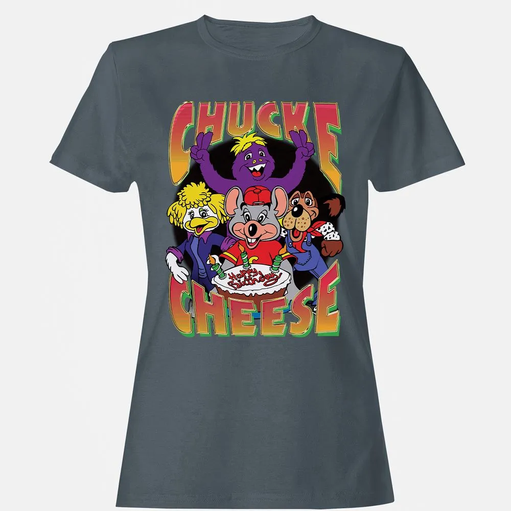 Women's T-Shirt - W4EL8XGZ - Charcoal - 3