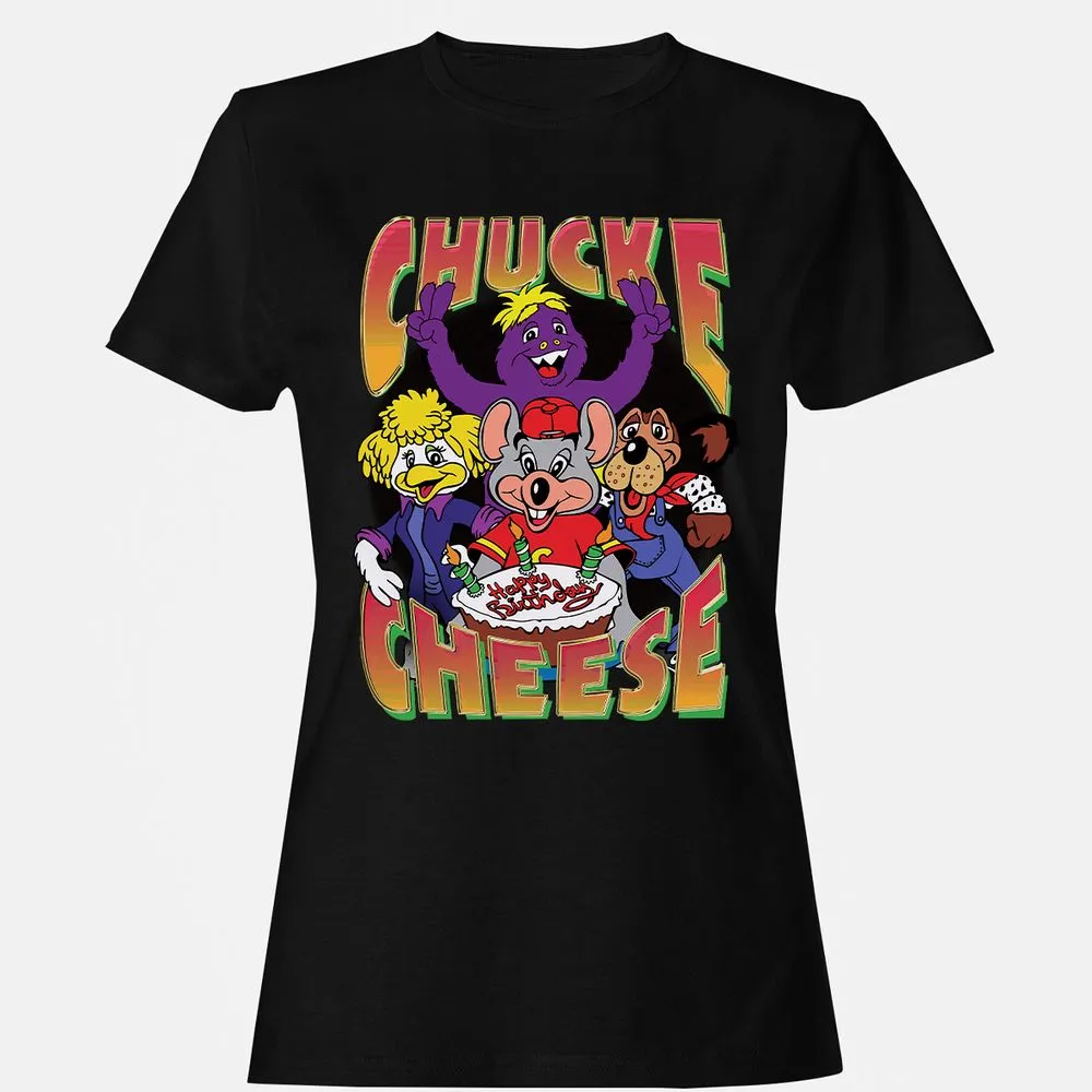 Women's T-Shirt - W4EL8XGZ - Black - 16