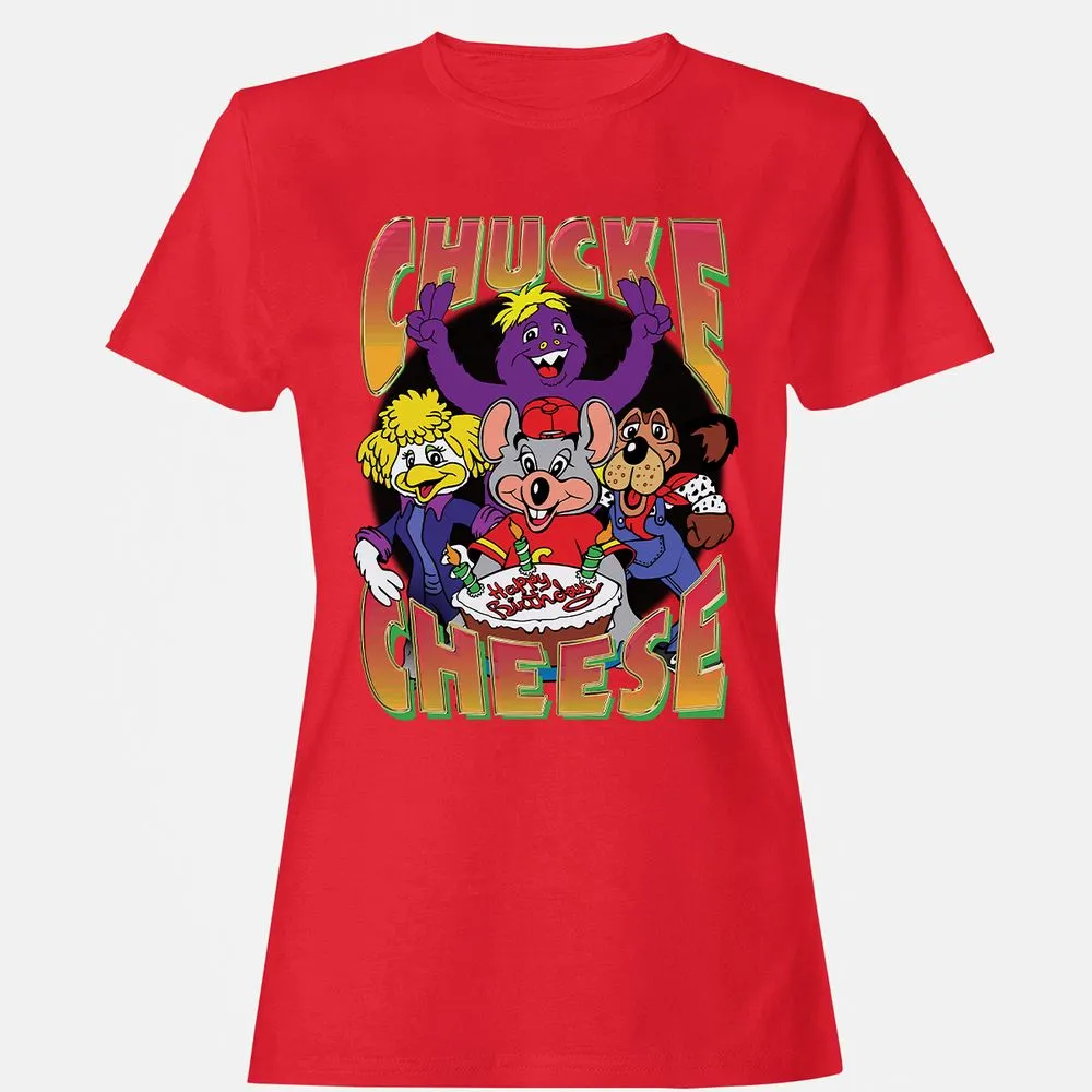Women's T-Shirt - W4EL8XGZ - Red - 13