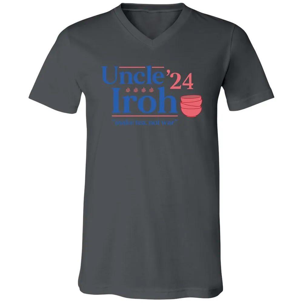 Unisex V-Neck T-Shirt - HD4A2TE2 - Asphalt - 12