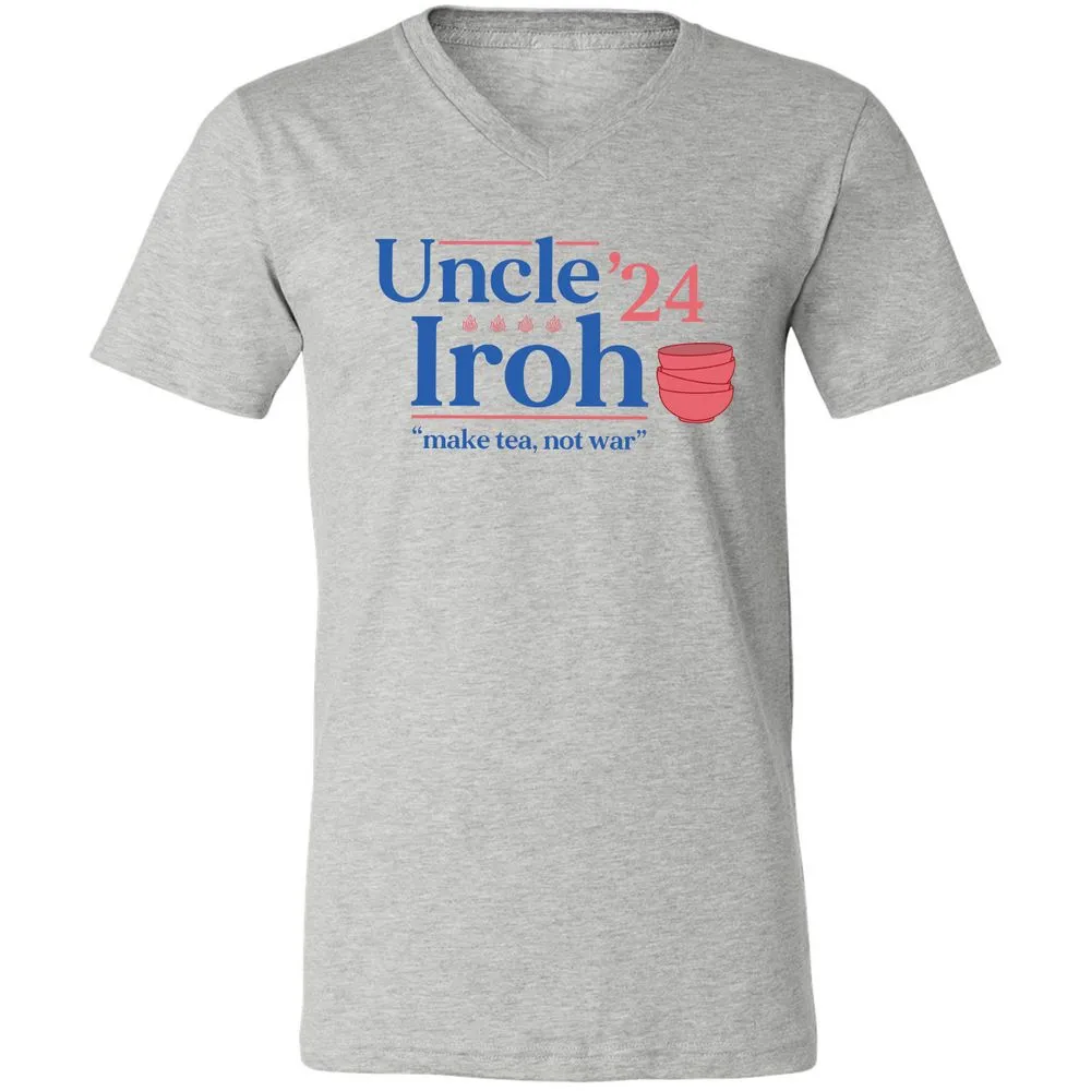 Unisex V-Neck T-Shirt - HD4A2TE2 - Athletic Heather - 7