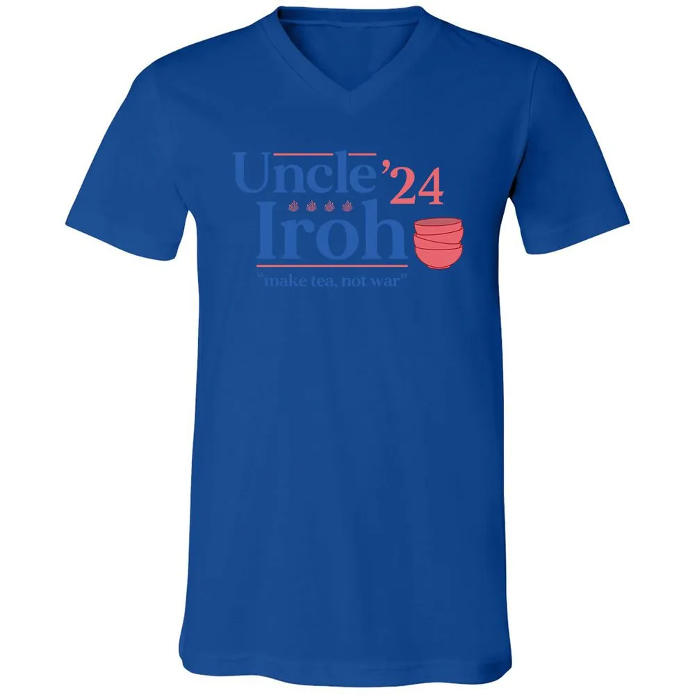 Unisex V-Neck T-Shirt - HD4A2TE2 - True Royal - 4