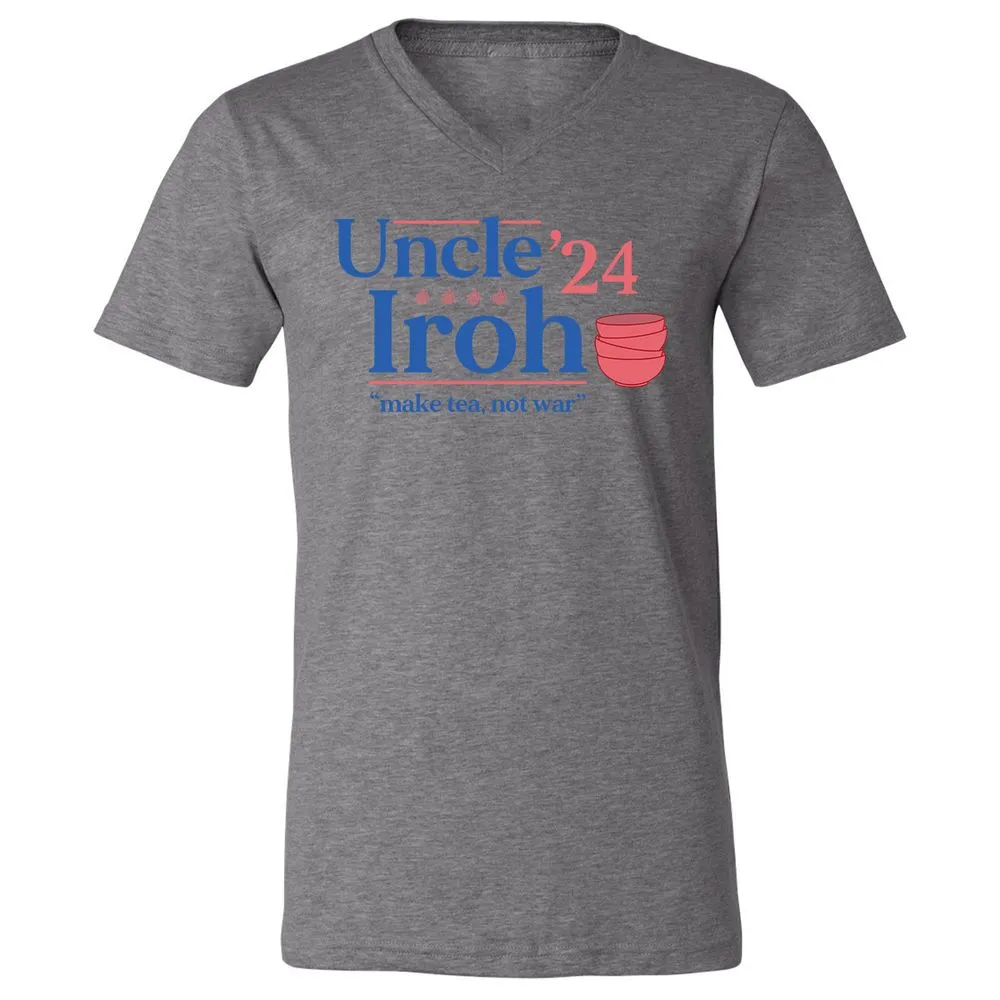 Unisex V-Neck T-Shirt - HD4A2TE2 - Deep Heather - 13