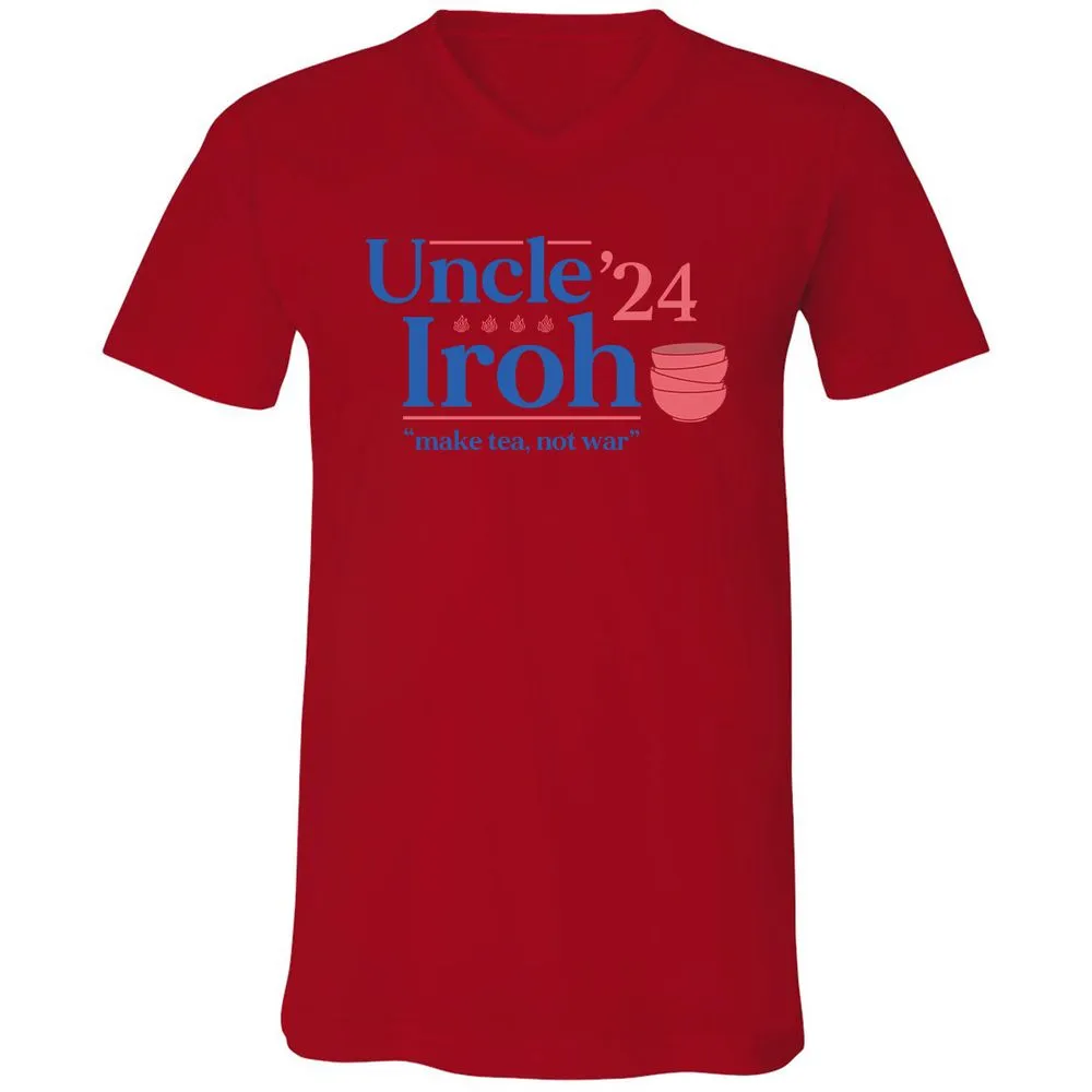 Unisex V-Neck T-Shirt - HD4A2TE2 - Red - 3