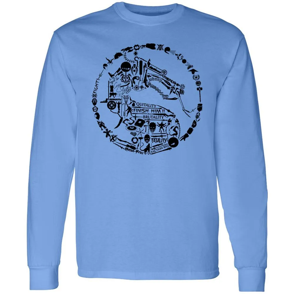 Long Sleeve T-Shirt - 7K4YQV4T - Carolina Blue - 2