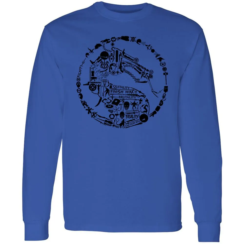 Long Sleeve T-Shirt - 7K4YQV4T - Royal - 4