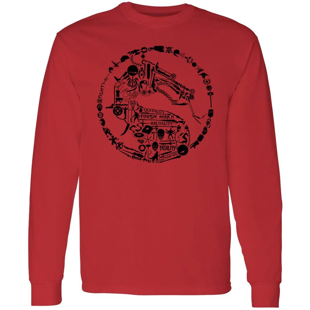 Long Sleeve T-Shirt - 7K4YQV4T - Red - 14